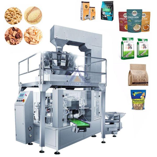 Foshan Automatic Nuts Potato chips weighing and packing machine