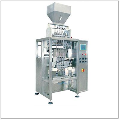 Multilane Vertical Packing Machine with volumetric cups