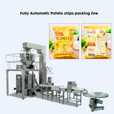 Snack Food Multihead Weigher Packing Machine Operated By Touch Screen