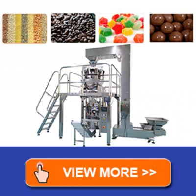 Full Automatic Potato Chips Vertical Packing Machine Bag Fill With Nitrogen