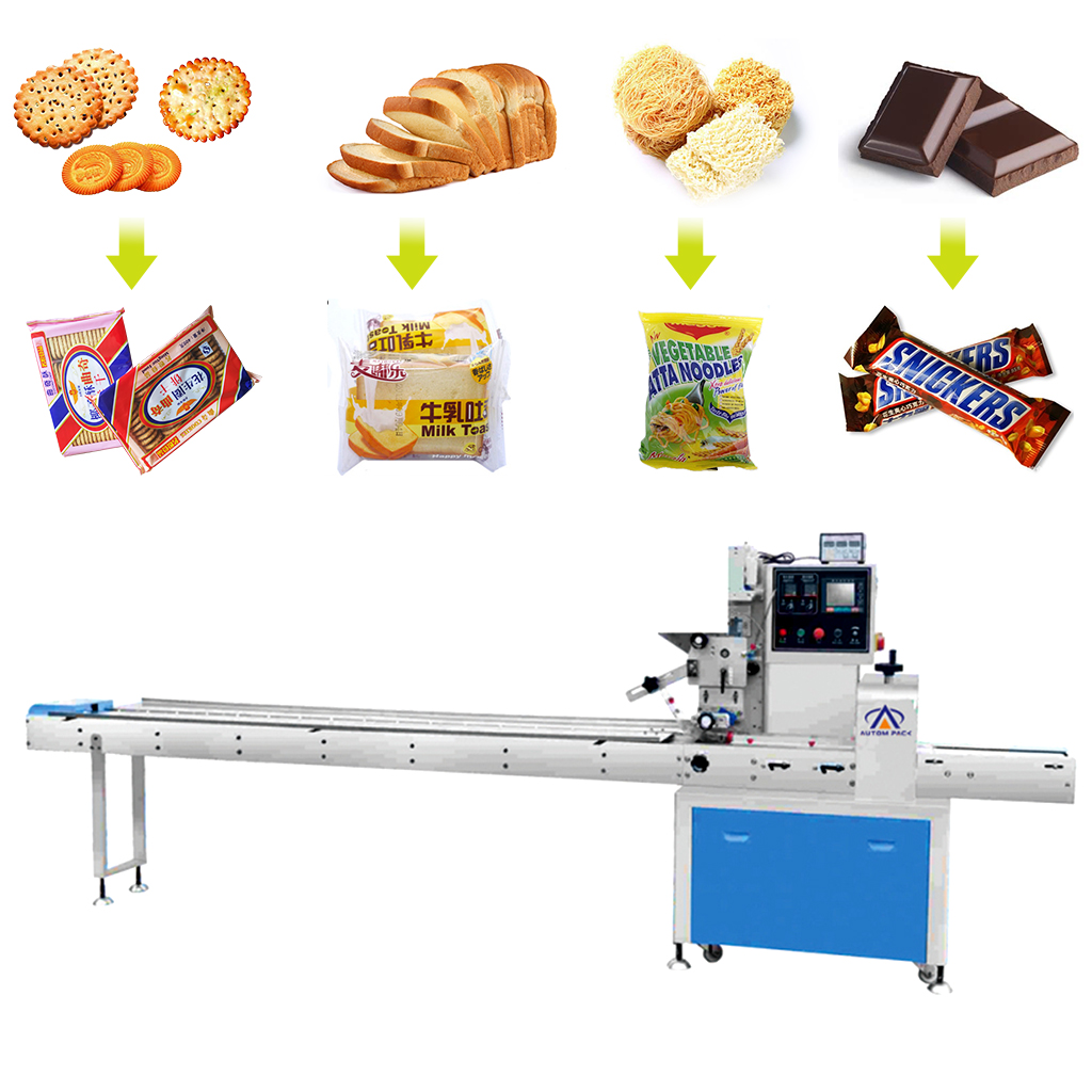 Application: Suitable for pillow packing of conventional items such as bread, hamburger, pancake, biscuit, cake, rusk, bun, etc.