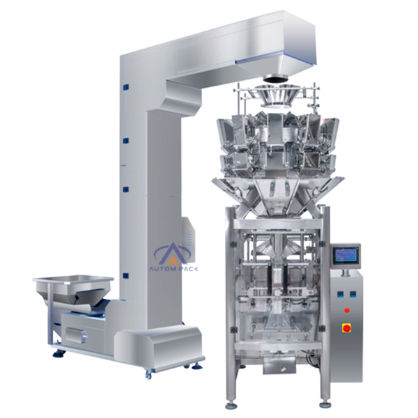 Automatic <a href=https://www.autompack.com/packing-machine/Frozen-Dumplings-Packaging-Machine-With-Multihead-Weigher.html target='_blank'>Frozen</a> Food Dumplings Packing Machine Price