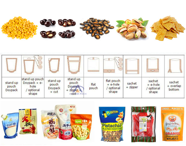 Automatic weighing sea Salt / Iodized Salt Stand Up Pouch and Premade Pouch Packing and printing Machine